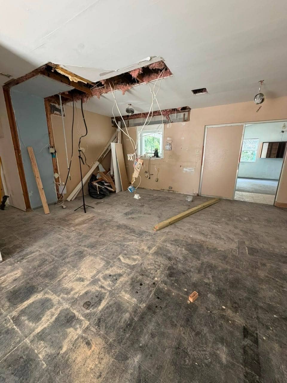 Interior renovation in progress