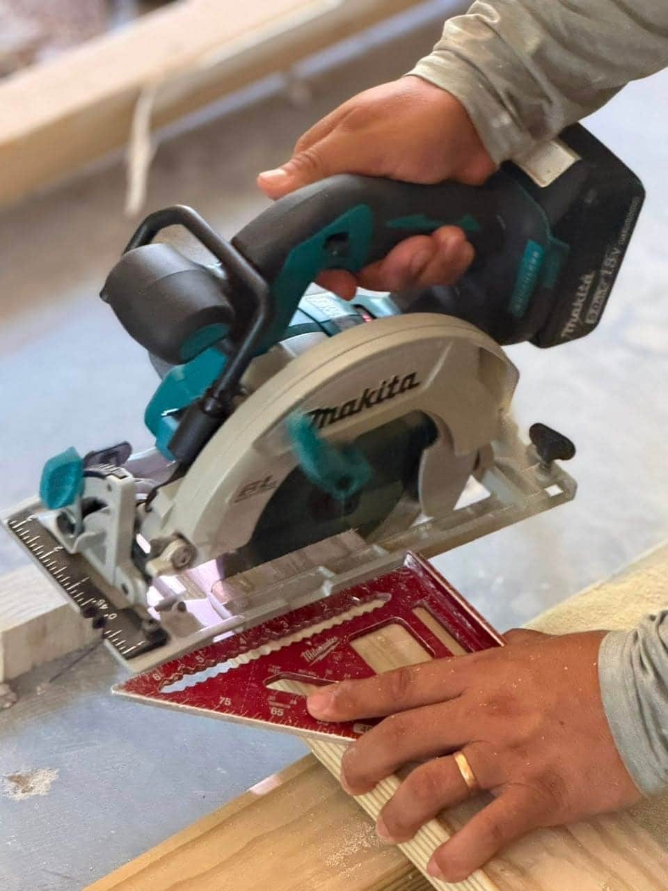 Professional tools on a Brandt job